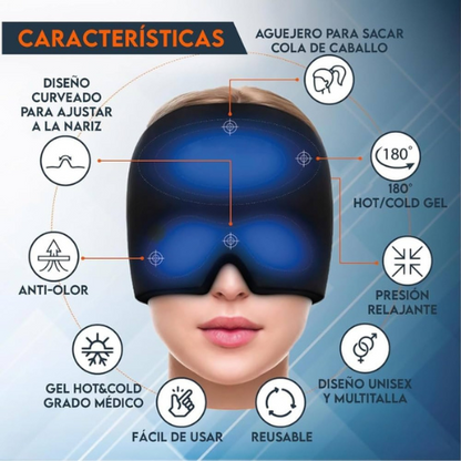 Mascara para Migrañas y Dolores de Cabeza